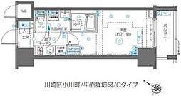 JR京浜東北・根岸線 川崎駅 徒歩7分の賃貸マンション 10階1Kの間取り