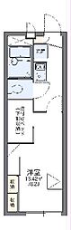 レオパレスクラブ　ジールズ 1階1Kの間取り