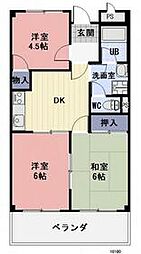 ザ・リンピアB 3DKの間取図画像
