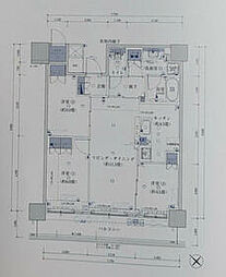 京急大師線 港町駅 徒歩2分の賃貸マンション 13階3LDKの間取り