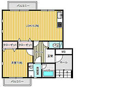 間取図画像 1LDK
