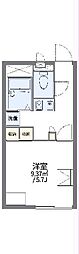 レオパレスエコテラスいこいの里 1Kの間取図画像