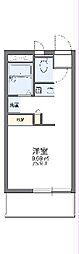 レオパレス栄 202 2階1Kの間取り