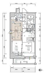 SYFORME TAKADANOBABAII 3階2LDKの間取り
