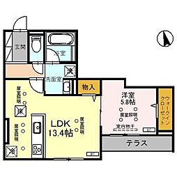 間取図画像 1LDK