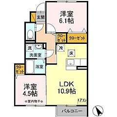 物件の間取り