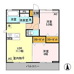 物件の間取り