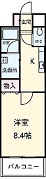 RIDGE大曾根（旧ルクレ大曾根） 11階1Kの間取り