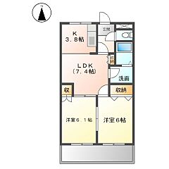 物件の間取り