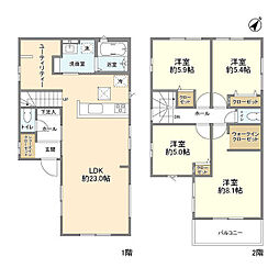Kolet見沼南中丸#03 1階4LDKの間取り