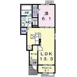 間取図画像 1LDK