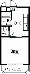 間取図画像 1DK