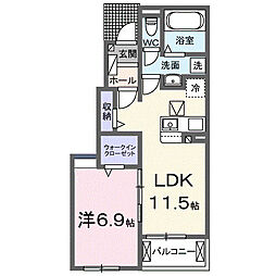 間取図画像 1LDK
