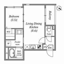 間取図画像 1LDK