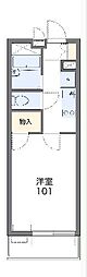 レオパレスFine中沢 1Kの間取図画像