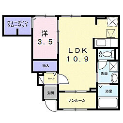 間取図画像 1LDK