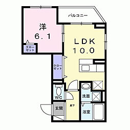 エイチ・エス駒込 1LDKの間取図画像