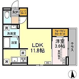間取図画像 1LDK