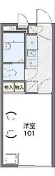 レオパレスコロモ 1Kの間取図画像