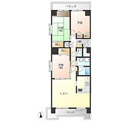 赤羽ハイツ 3LDKの間取図画像