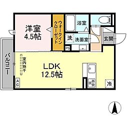 間取図画像 1LDK