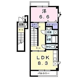 間取図画像 1LDK