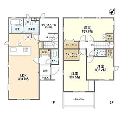 4087志木市柏町20期6棟5号棟 1階3LDKの間取り