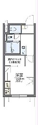 レオパレスストレーザ椿森 1Kの間取図画像