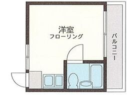 相模大野ビル 401 4階ワンルームの間取り