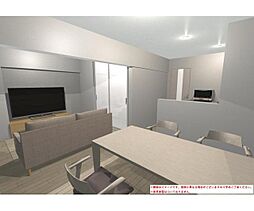 Osaka Metro長堀鶴見緑地線 蒲生四丁目駅 徒歩5分の賃貸マンション 2階2LDKのリビング/ダイニング