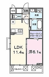 間取図画像 1LDK