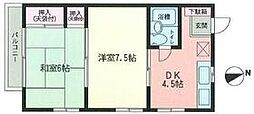 間取図画像 2DK