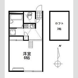 YAMATO 1階1Kの間取り