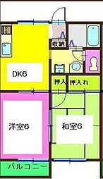 間取図画像 2DK