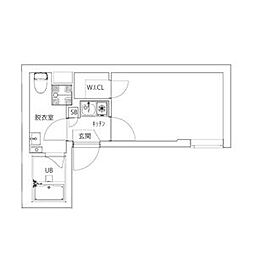 JR京浜東北・根岸線 王子駅 徒歩10分の賃貸マンション 3階1Kの間取り