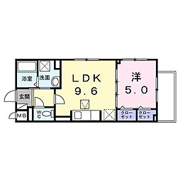 Ｃａｓａ南千住 1階1LDKの間取り