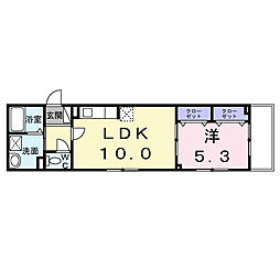 Ｃａｓａ南千住 3階1LDKの間取り