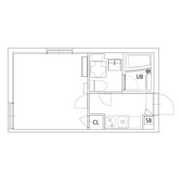 東武東上線 下板橋駅 徒歩7分の賃貸マンション 1階1Kの間取り