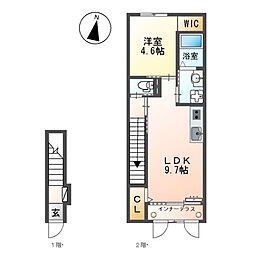 間取図画像 1LDK