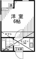 間取図画像 1K