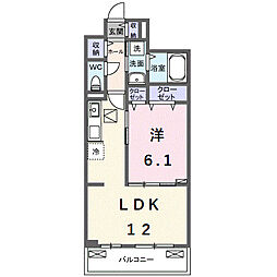 間取図画像 1LDK