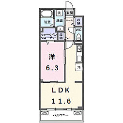 間取図画像 1LDK