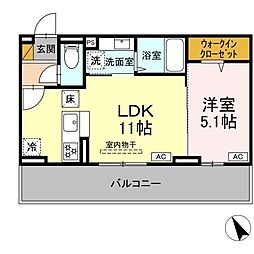 間取図画像 1LDK