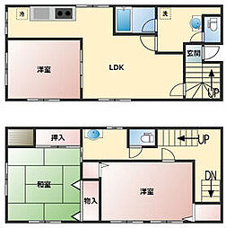 芝大門ＫＳビル 4階3LDKの間取り