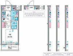 ＧＥＮＯＶＩＡ天王台 110 1階1Kの間取り