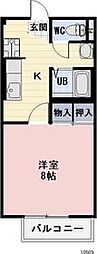 間取図画像 1K