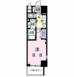 Ｂｒｉｇｈｔ　Ｇａｔｅ　名古屋 9階1Kの間取り