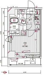 東京メトロ半蔵門線 清澄白河駅 徒歩8分の賃貸マンション 3階1Kの間取り
