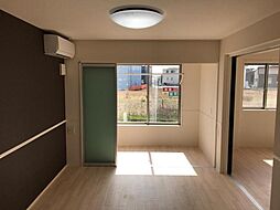 名鉄尾西線 日比野駅 徒歩14分の賃貸アパート 1階2LDKのリビング/ダイニング