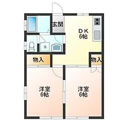 間取図画像 2DK
